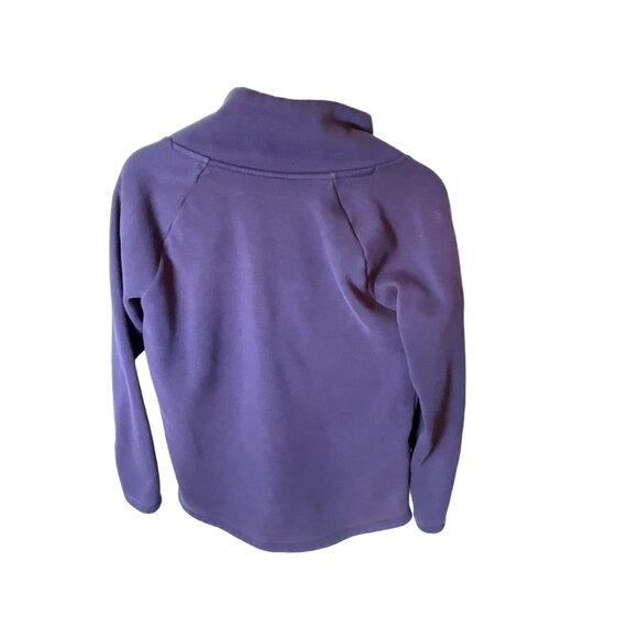 Athleta Purple‎ Small Pullover #54023 Karma Asym Sweatshirt High Neck - Picture 6 of 6